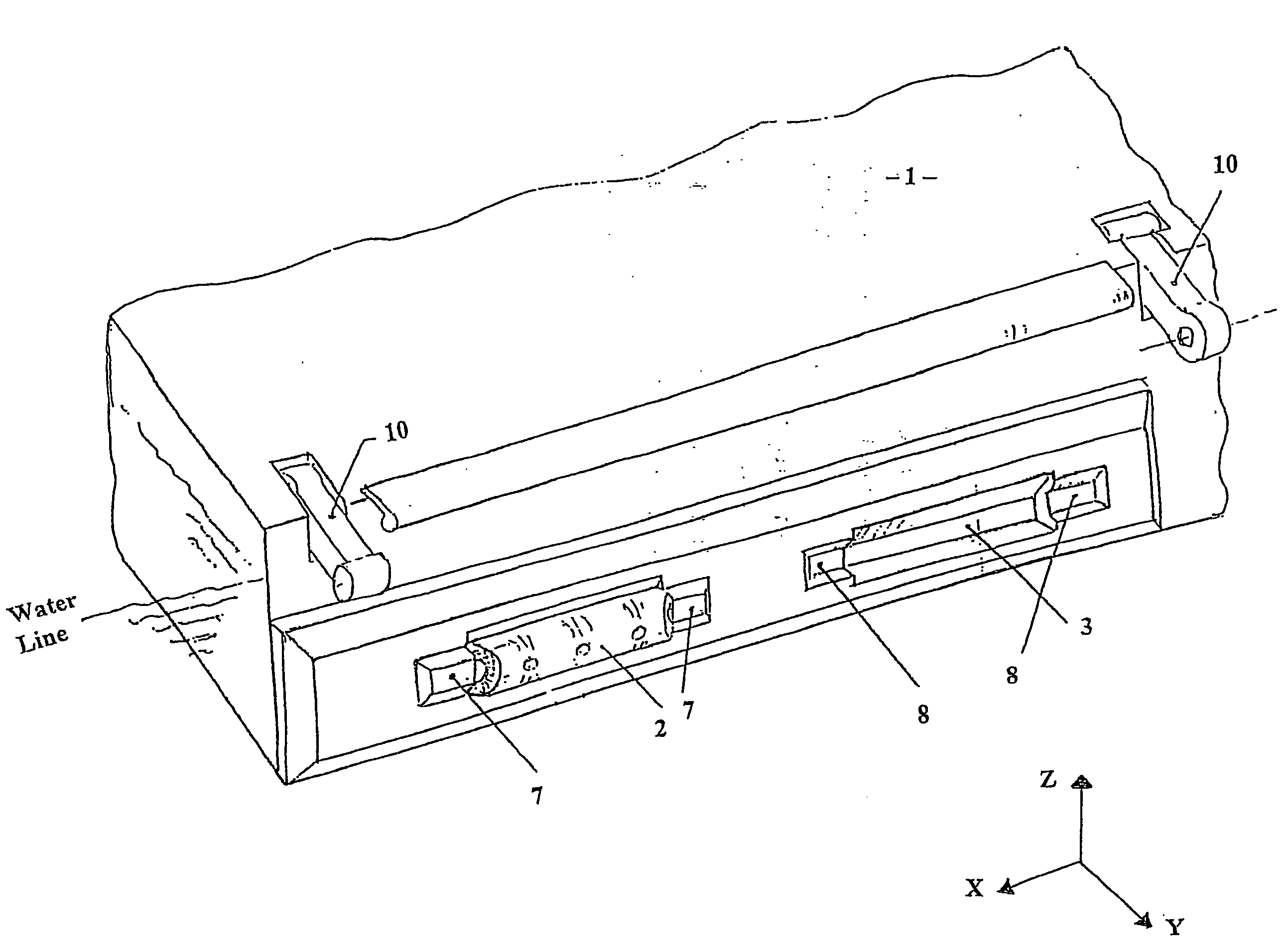 System for connecting buoyant marine bodies