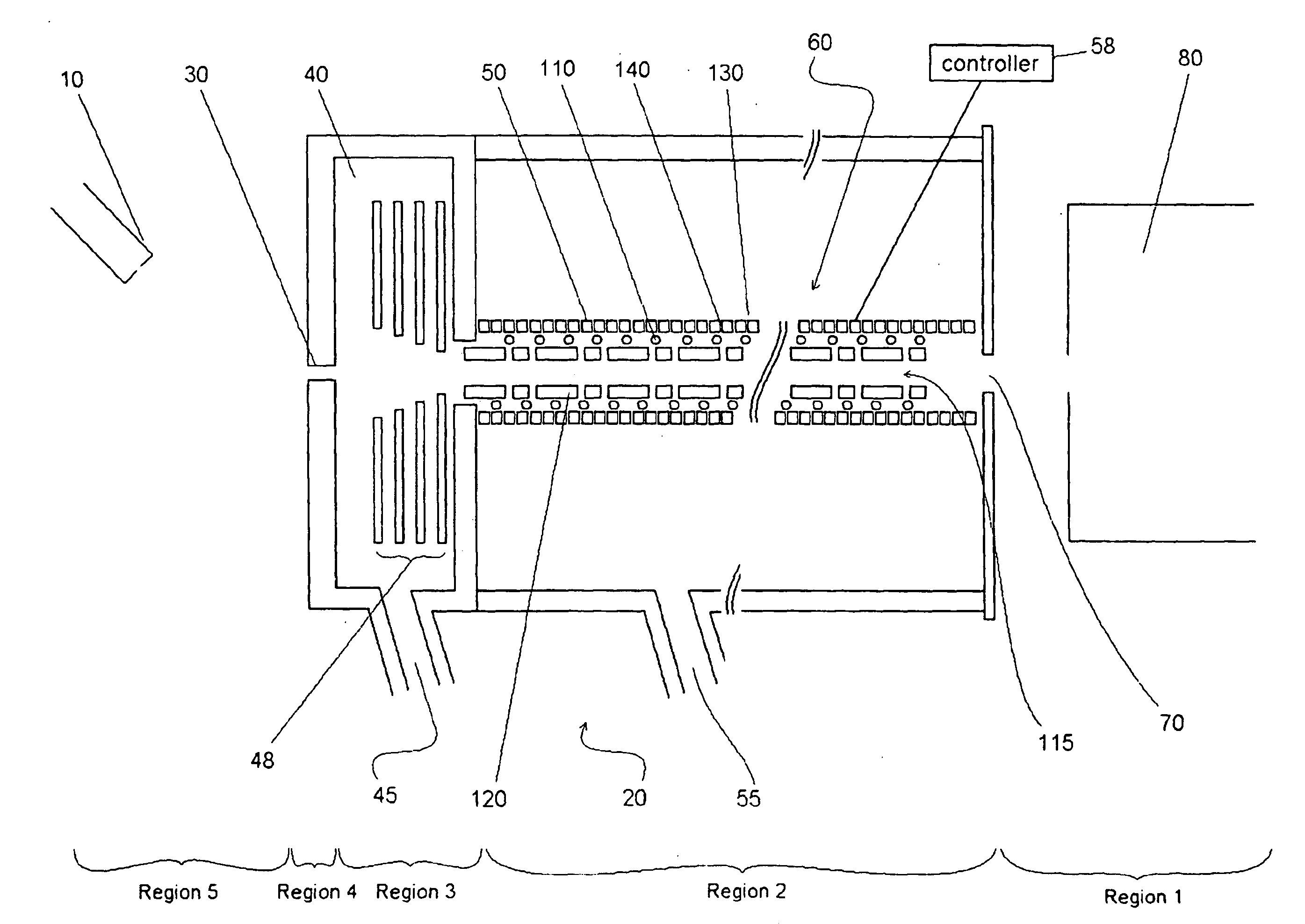 Efficient Atmospheric Pressure Interface for Mass Spectrometers and Method