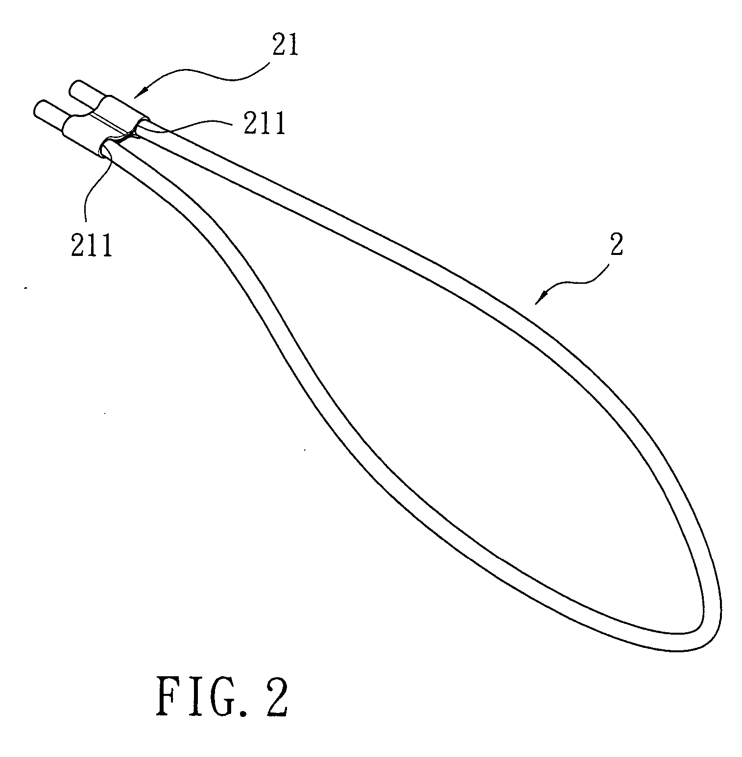 Decorative zipper tab construction with elastic string of high tension