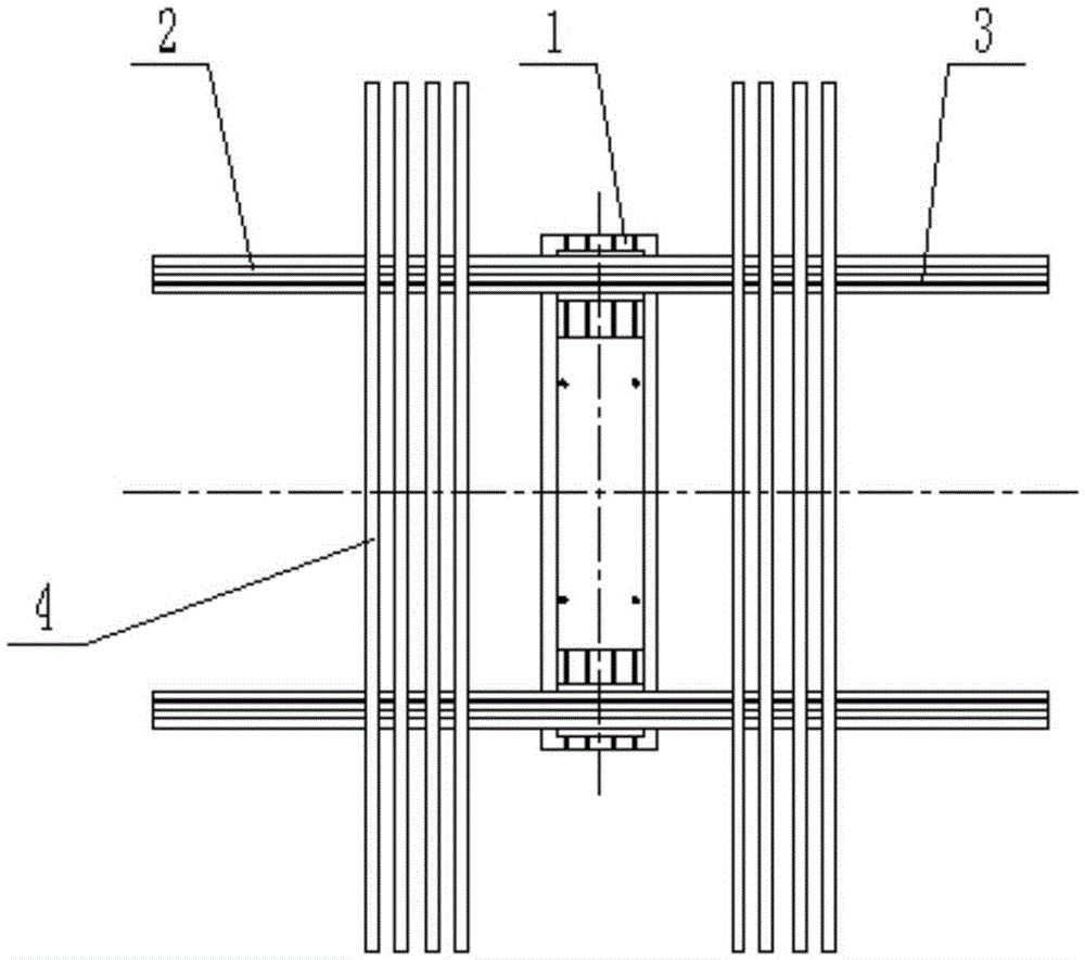 Foldable radar antenna framework and working method thereof