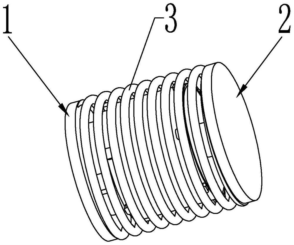 Composite spring damping device and support for display screen