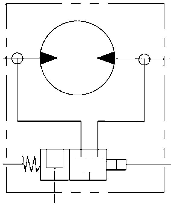 Static pressure transmission system of eight-wheel vehicle