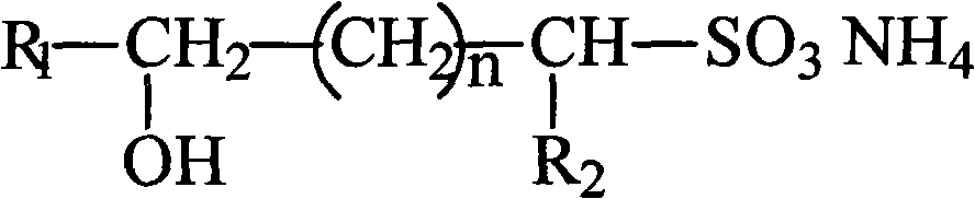 Nanometer silicon dioxide modified sulphonate oil-displacing agent and preparation method thereof