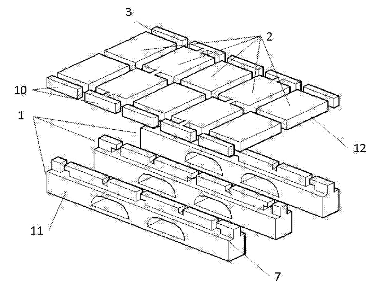 Dismantlable self-assembly structure