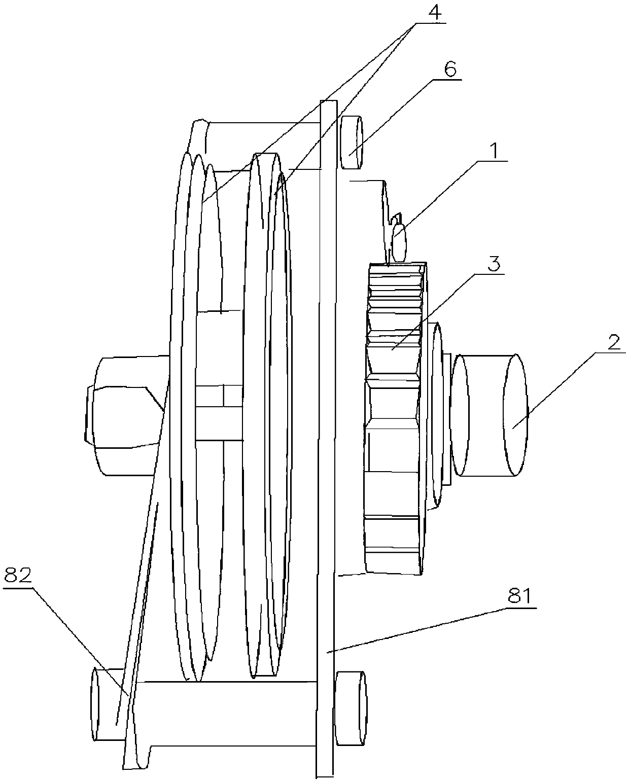 A Dyneema rope non-destructive fast anchor and its operation method