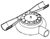 Device for pumping recycled water by utilizing kinetic energy of tap water