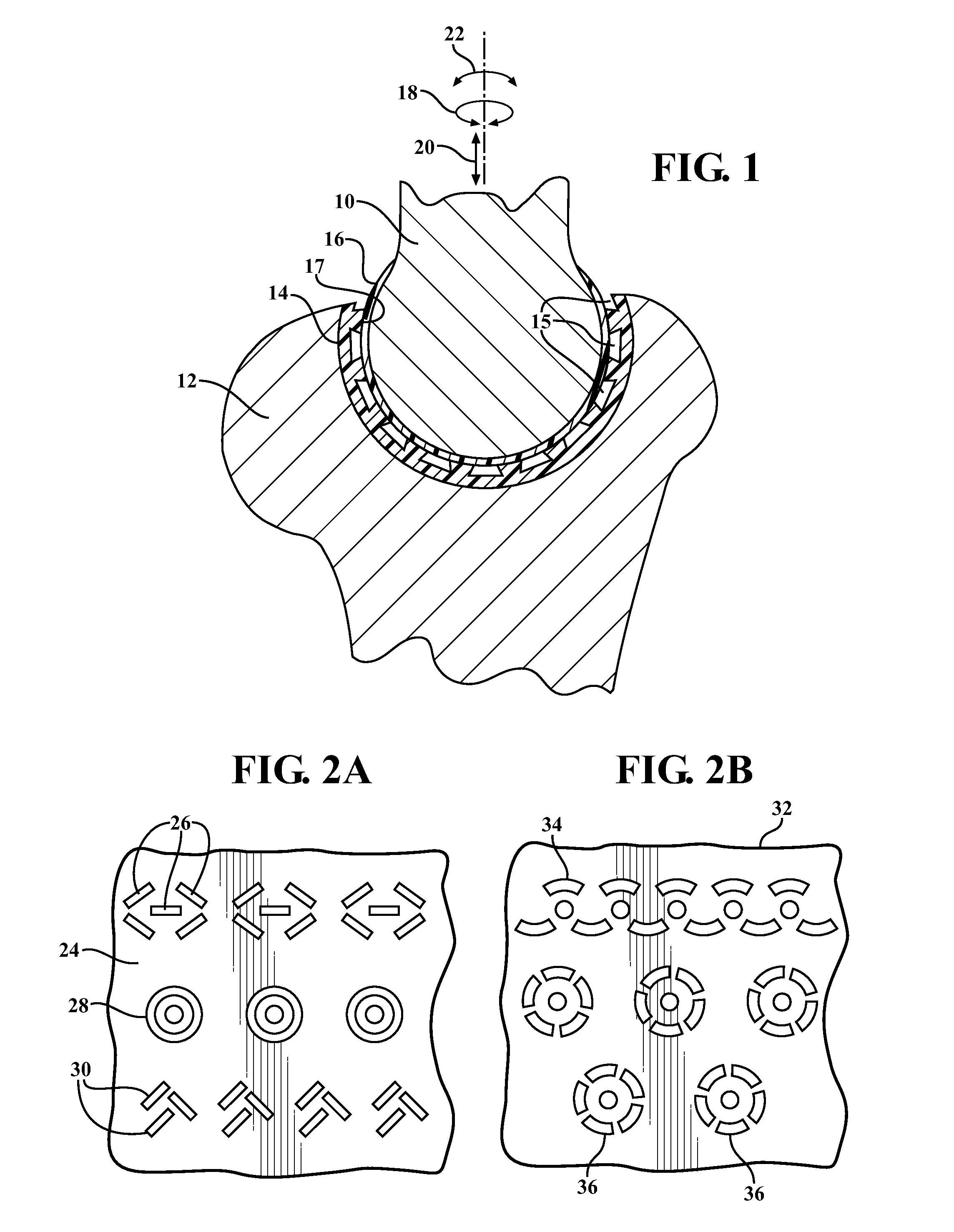 Joint assembly incorporating undercut surface design to entrap accumulating wear debris from plastic joint assembly