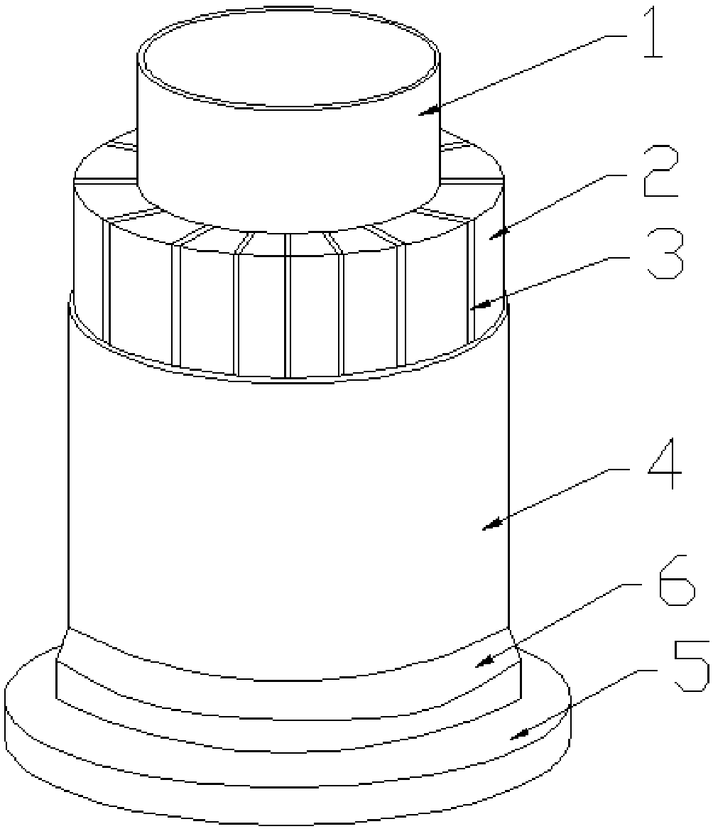 Lattice enhanced type composite material foam core sandwich supporting column and preparation method thereof