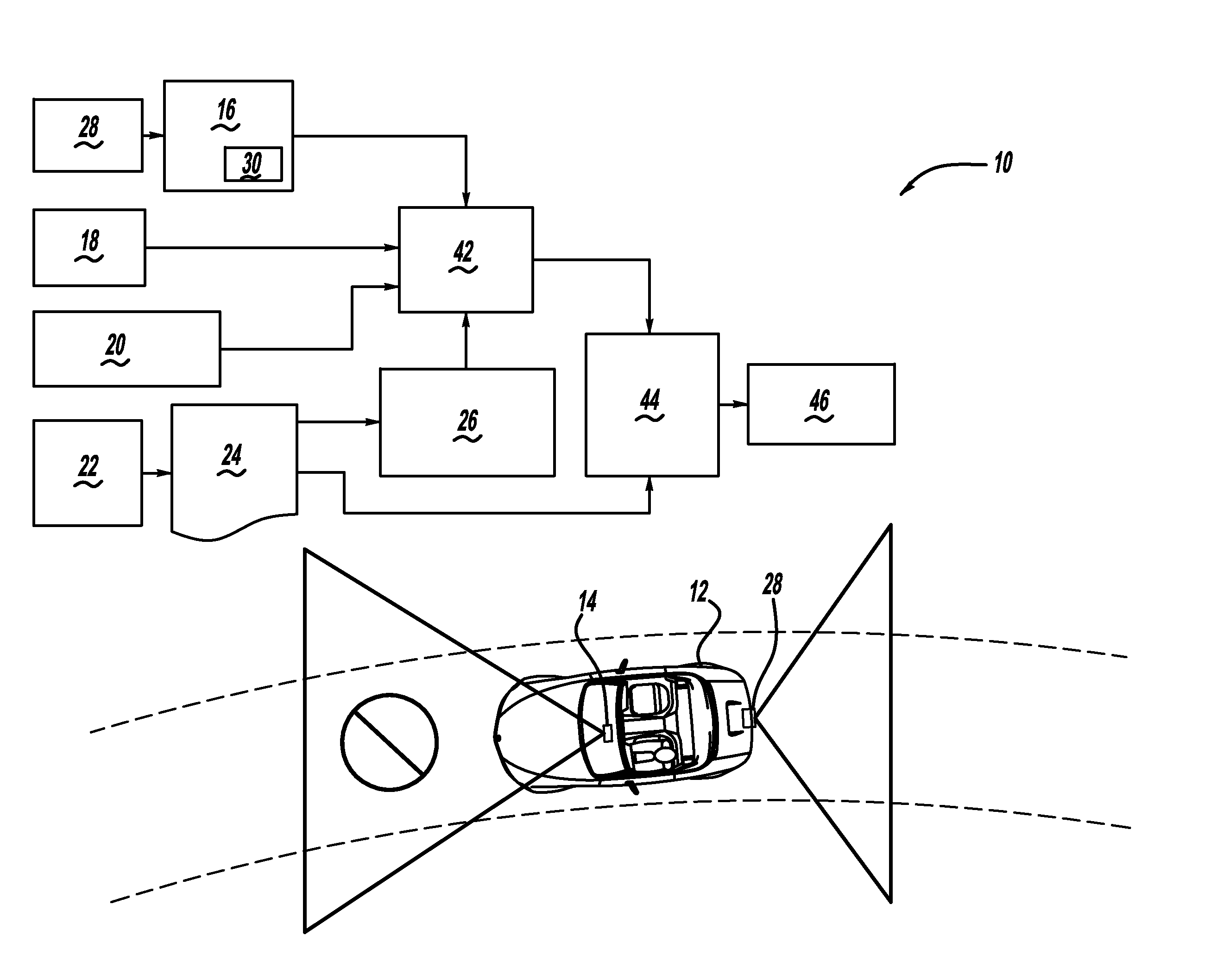 Redundant lane sensing systems for fault-tolerant vehicular lateral controller