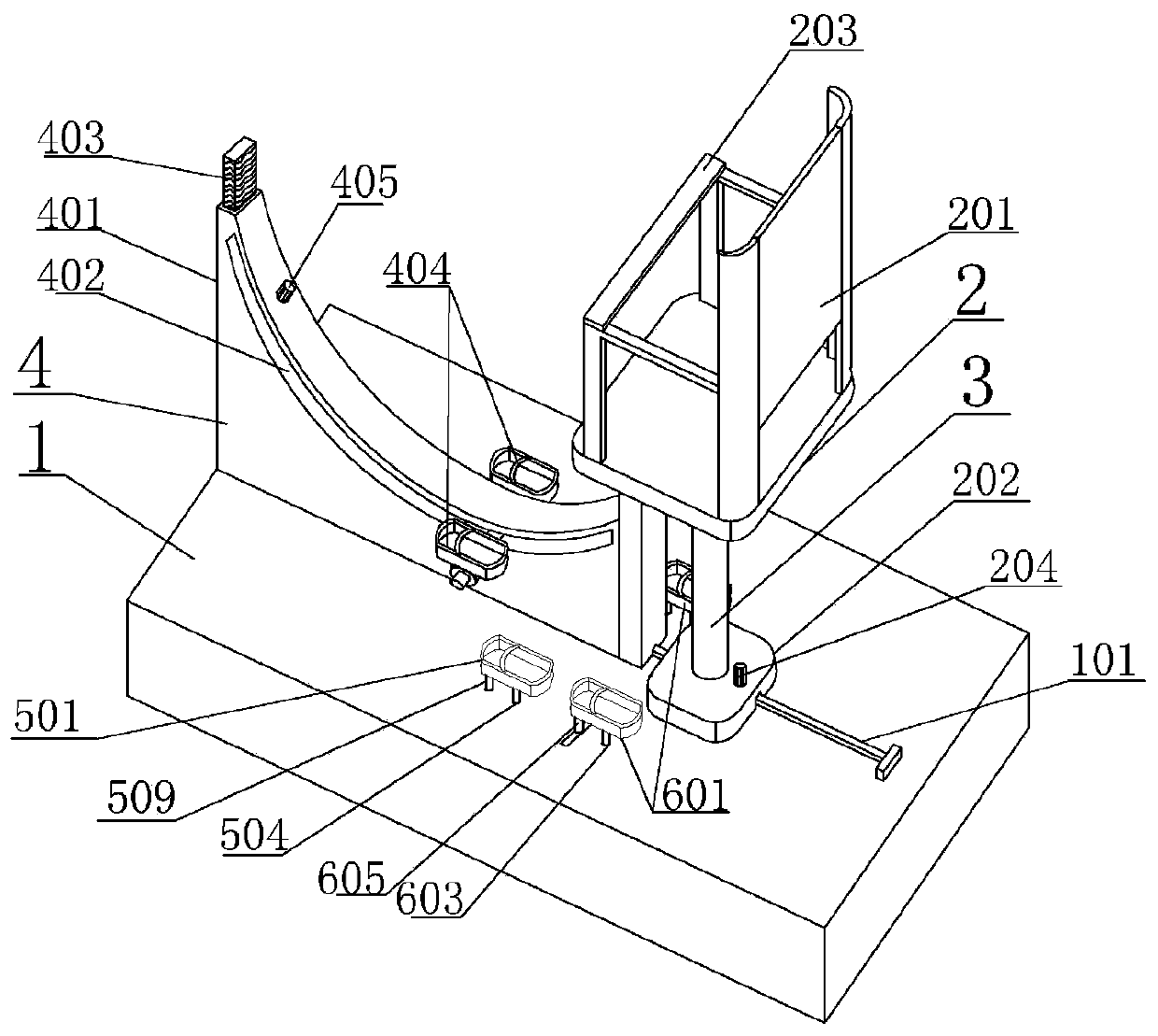 Adjustable kickstand device for burn patient