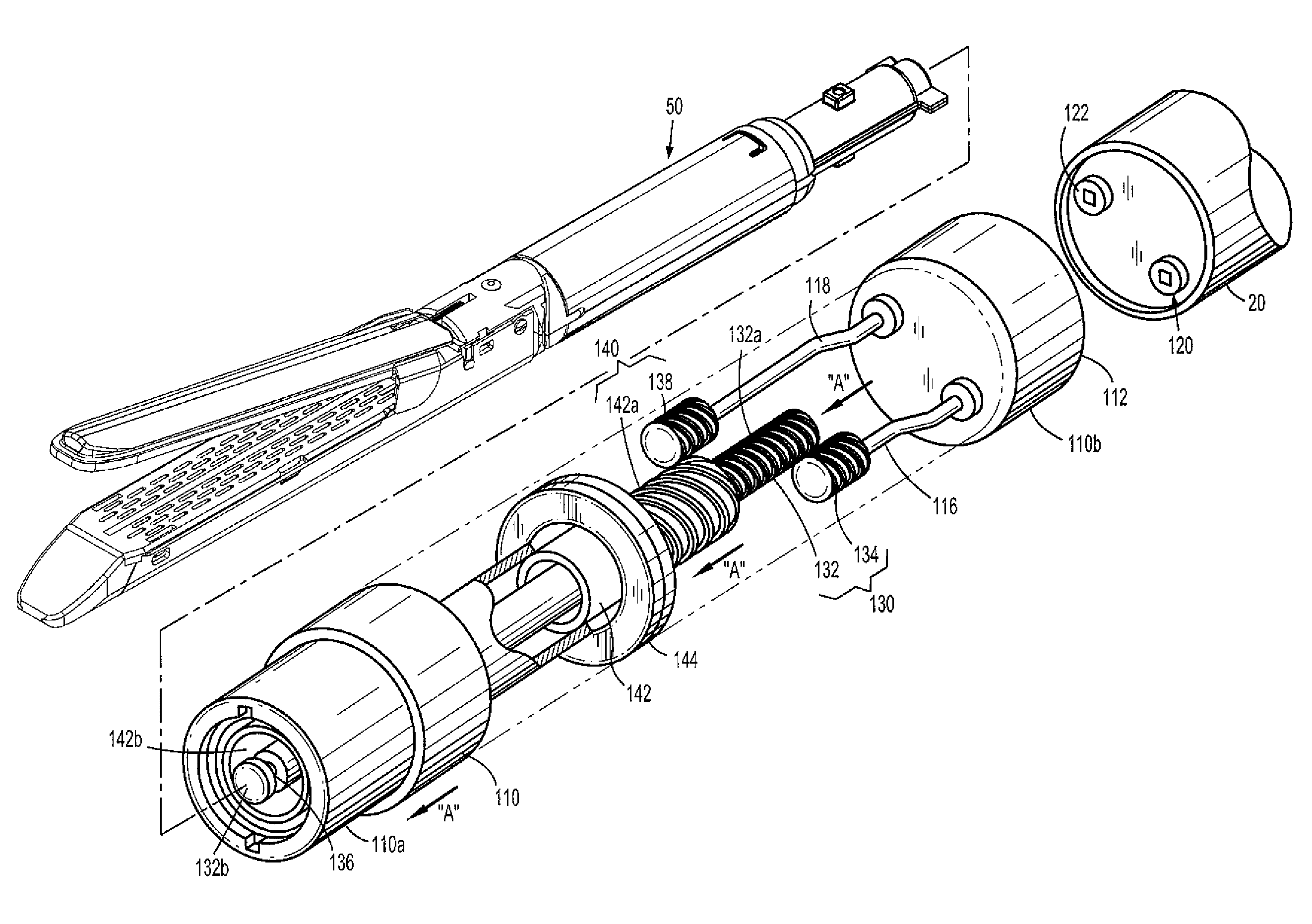 Adapter for powered surgical devices