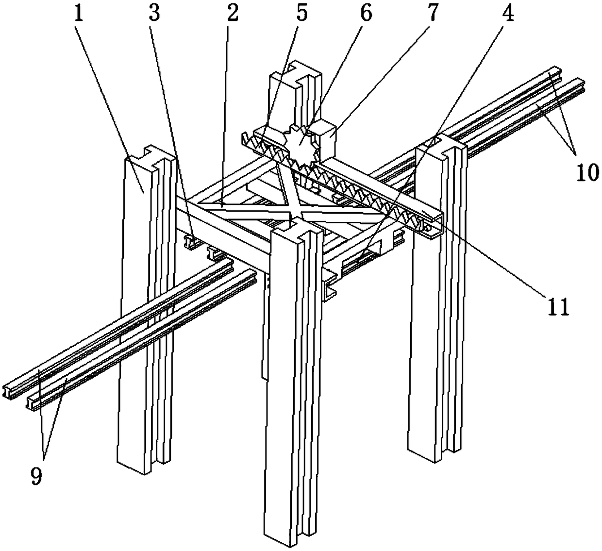 Concrete transporting machine transfer avoidance device