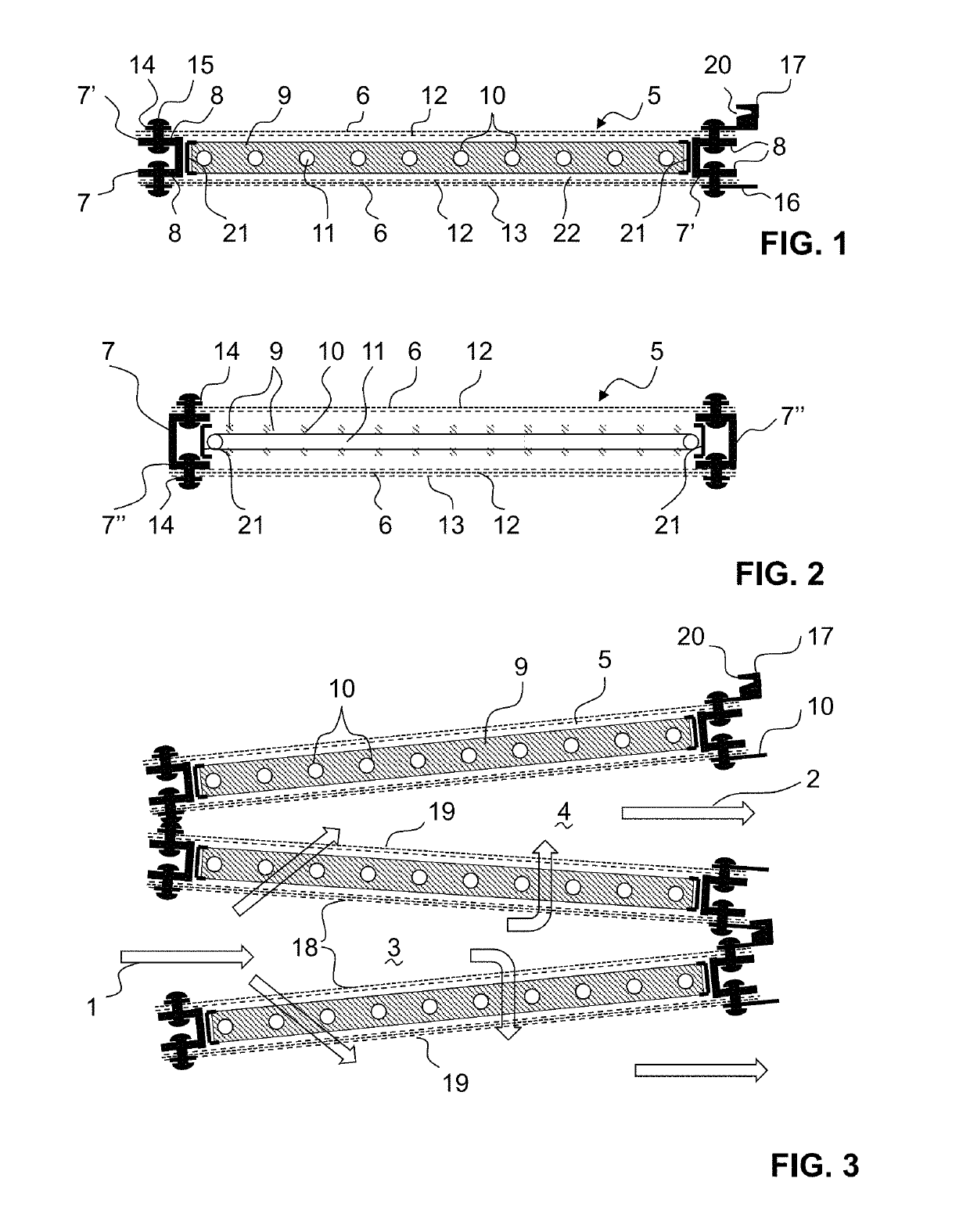 Low-pressure drop structure of particle adsorbent bed for improved adsorption gas separation process