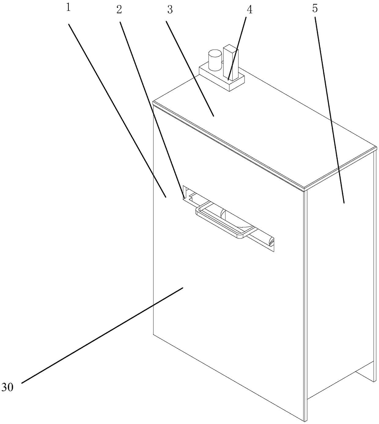 Automatic fruit ball digging device