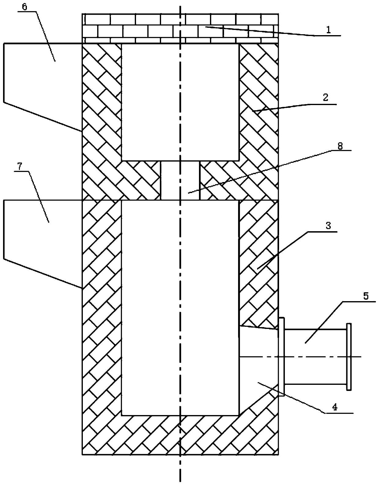 Isostatic pressing heat preservation furnace and isostatic pressing heat preservation method for horizontal continuous cast nodular cast iron sectional material