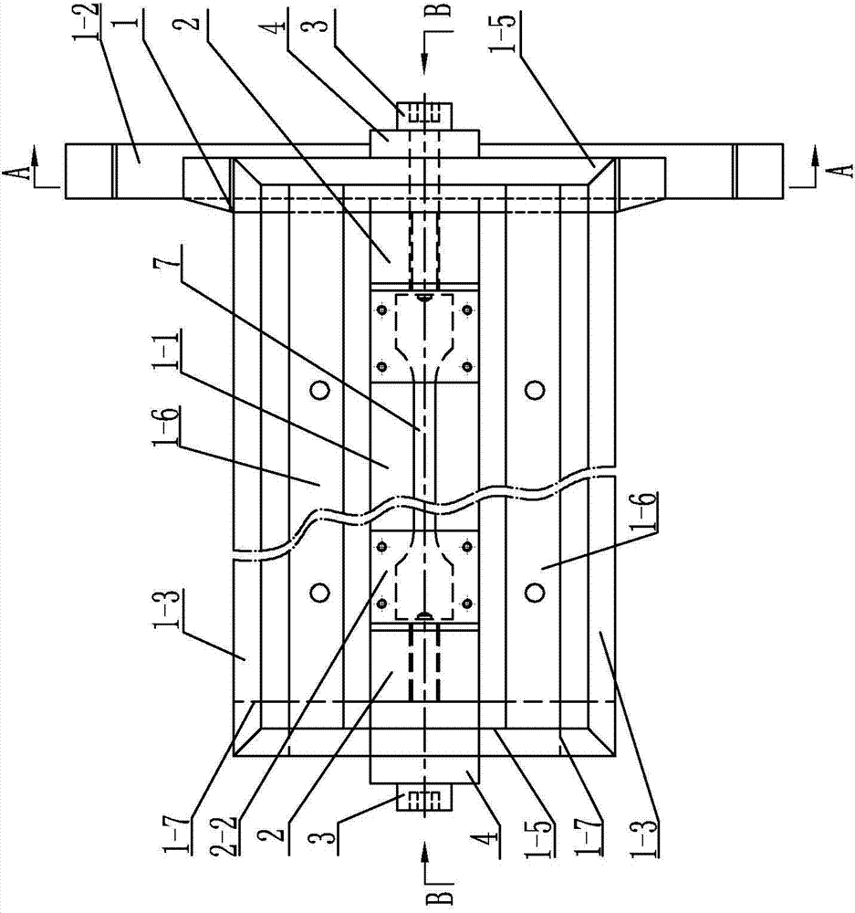 Device for testing tension of test piece