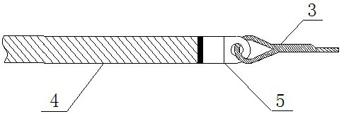 Ship deck crane steel wire rope installation process method