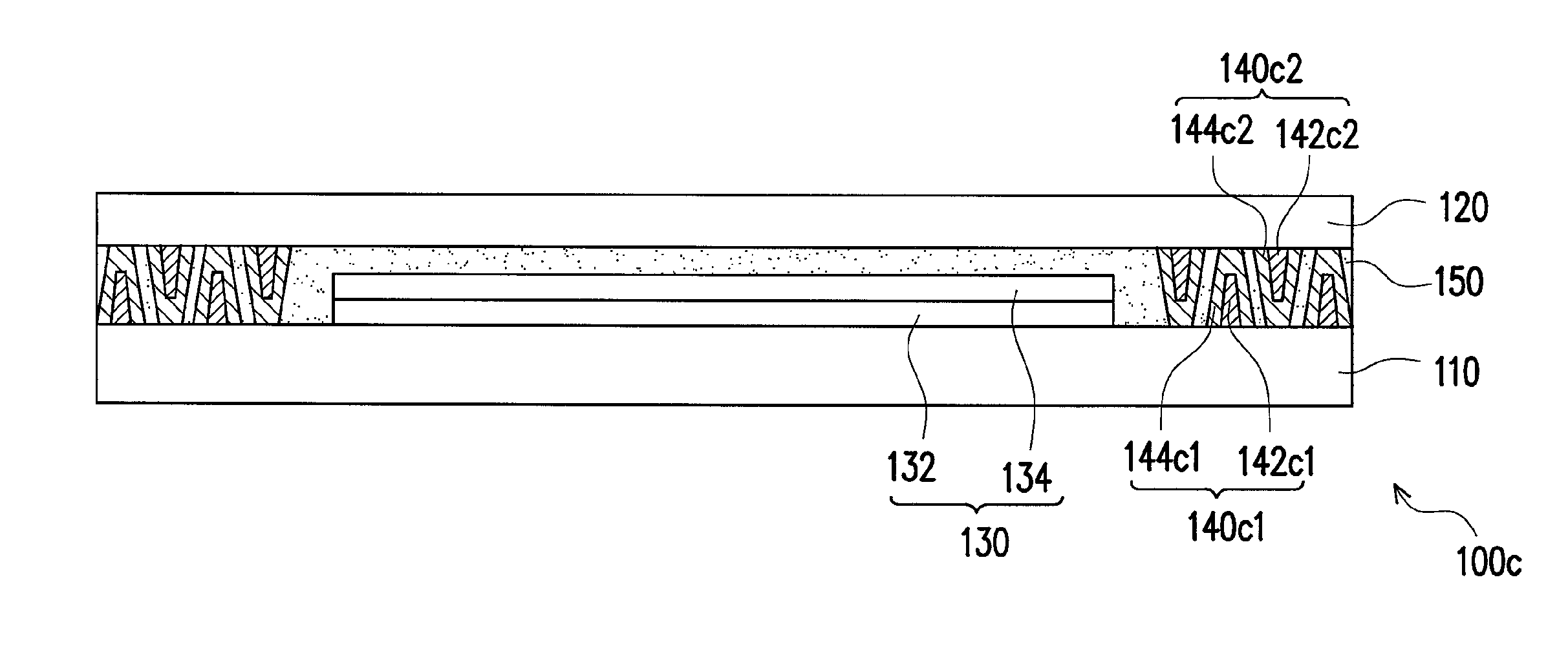 Package of environmentally sensitive electronic device and fabricating method thereof