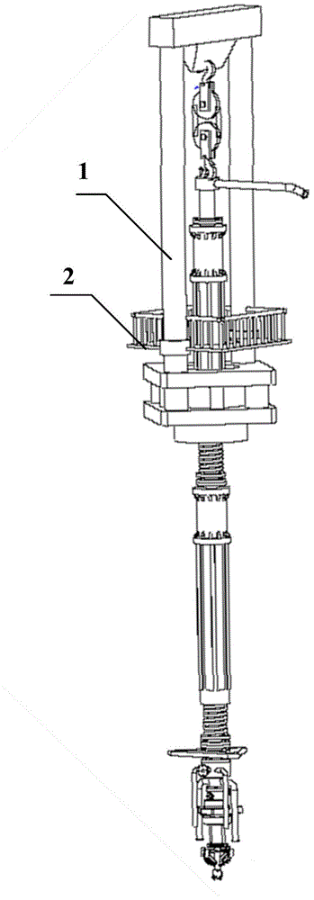 Ocean waste facility sludge discharging device