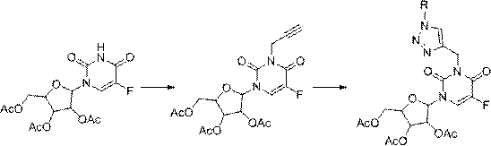 Fluorouracil compound, and preparation method and application thereof