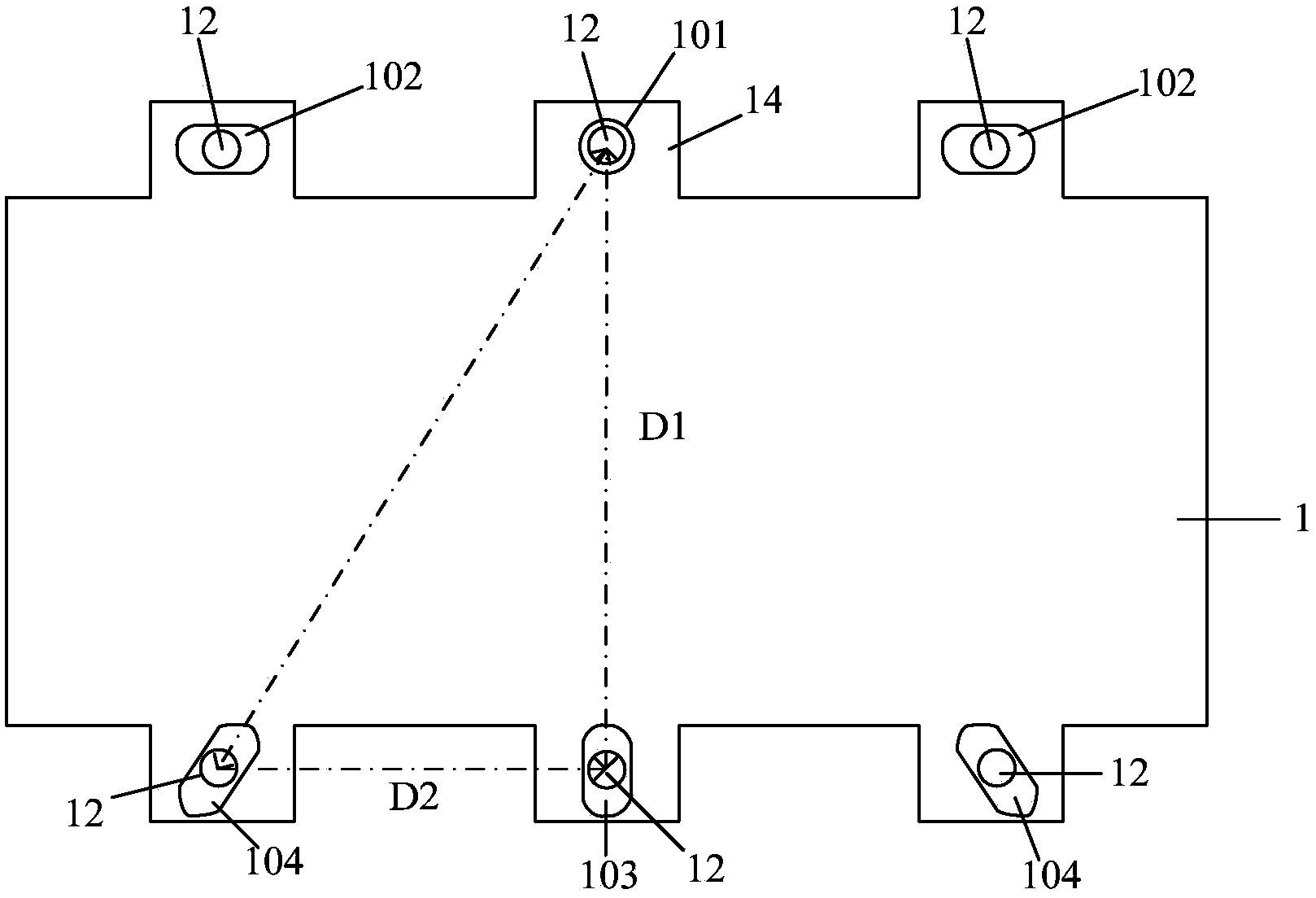 Optical film locating device