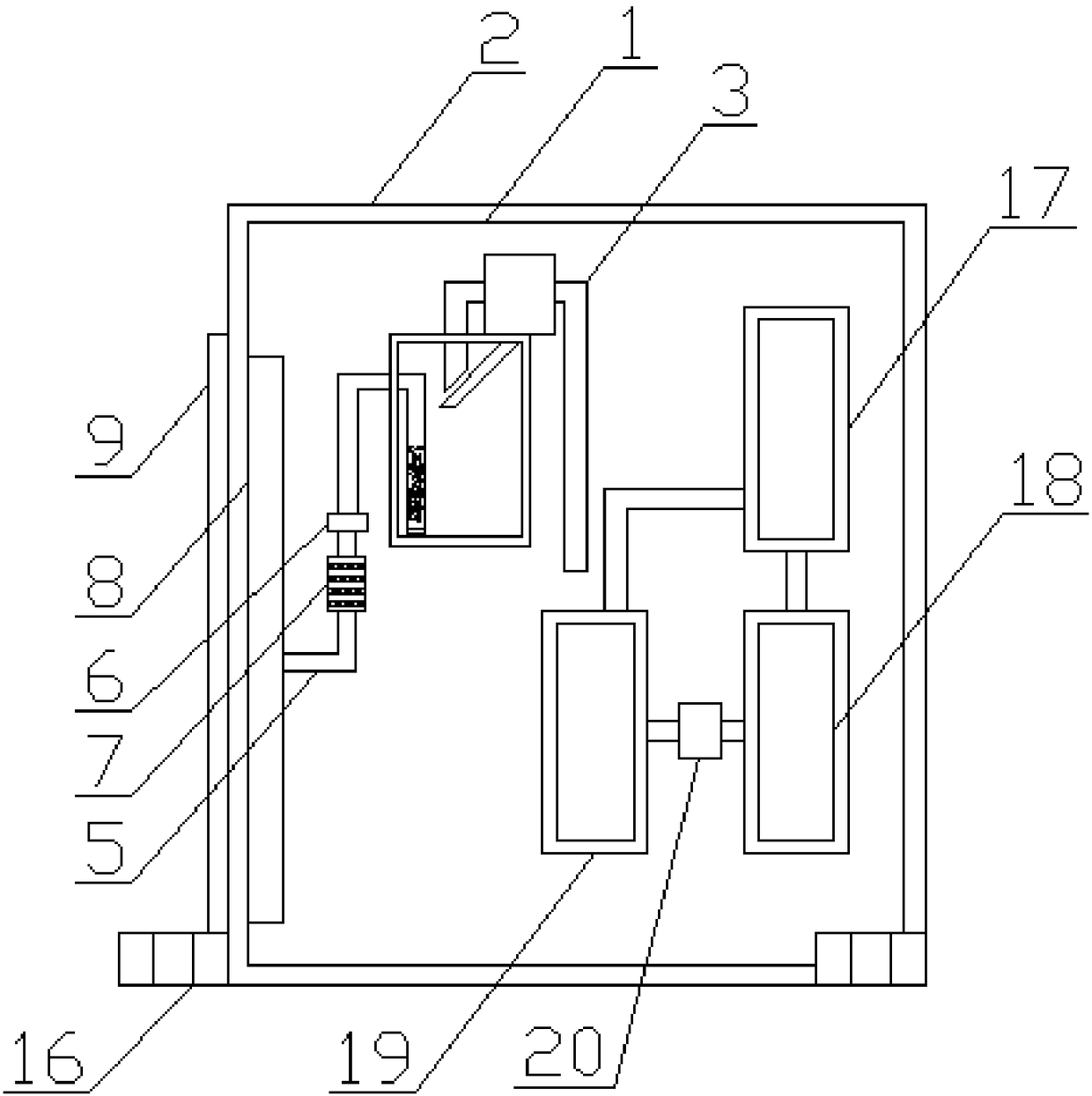 Engineering-truck-mounted air conditioner