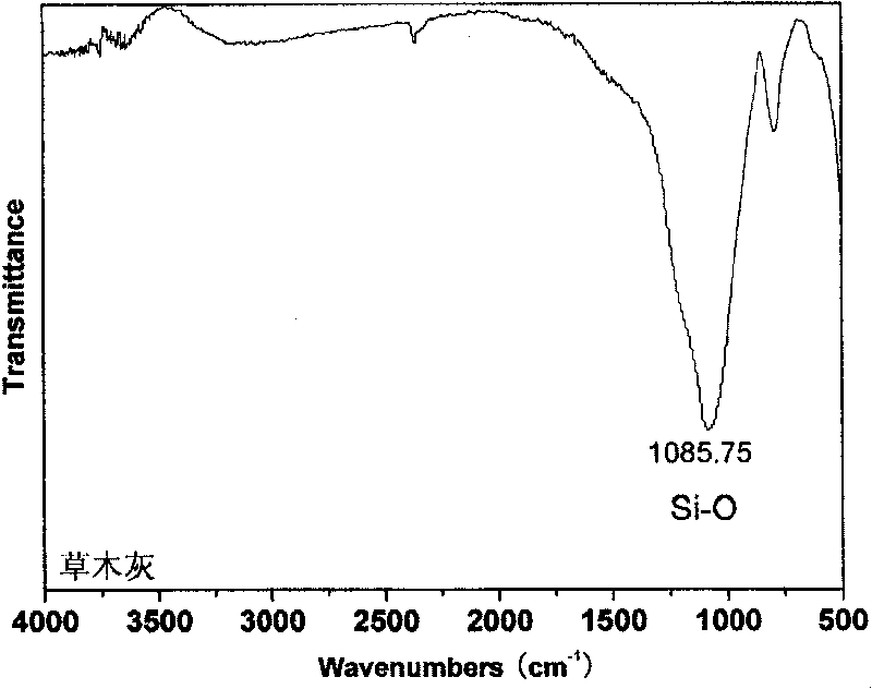 Method for extracting black carbon absorption material using plant ash as raw material