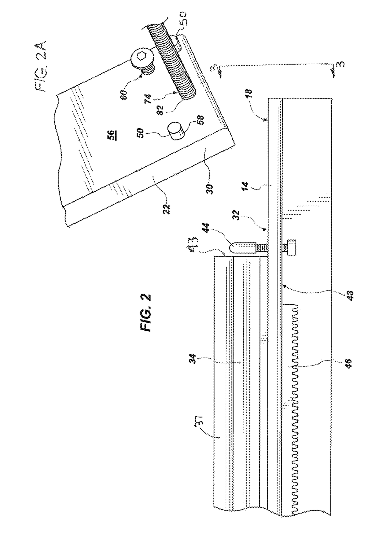 Portable rail system for mounting an engraving device