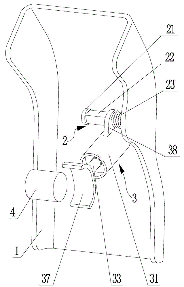 Resilience mechanism of clutch pedal