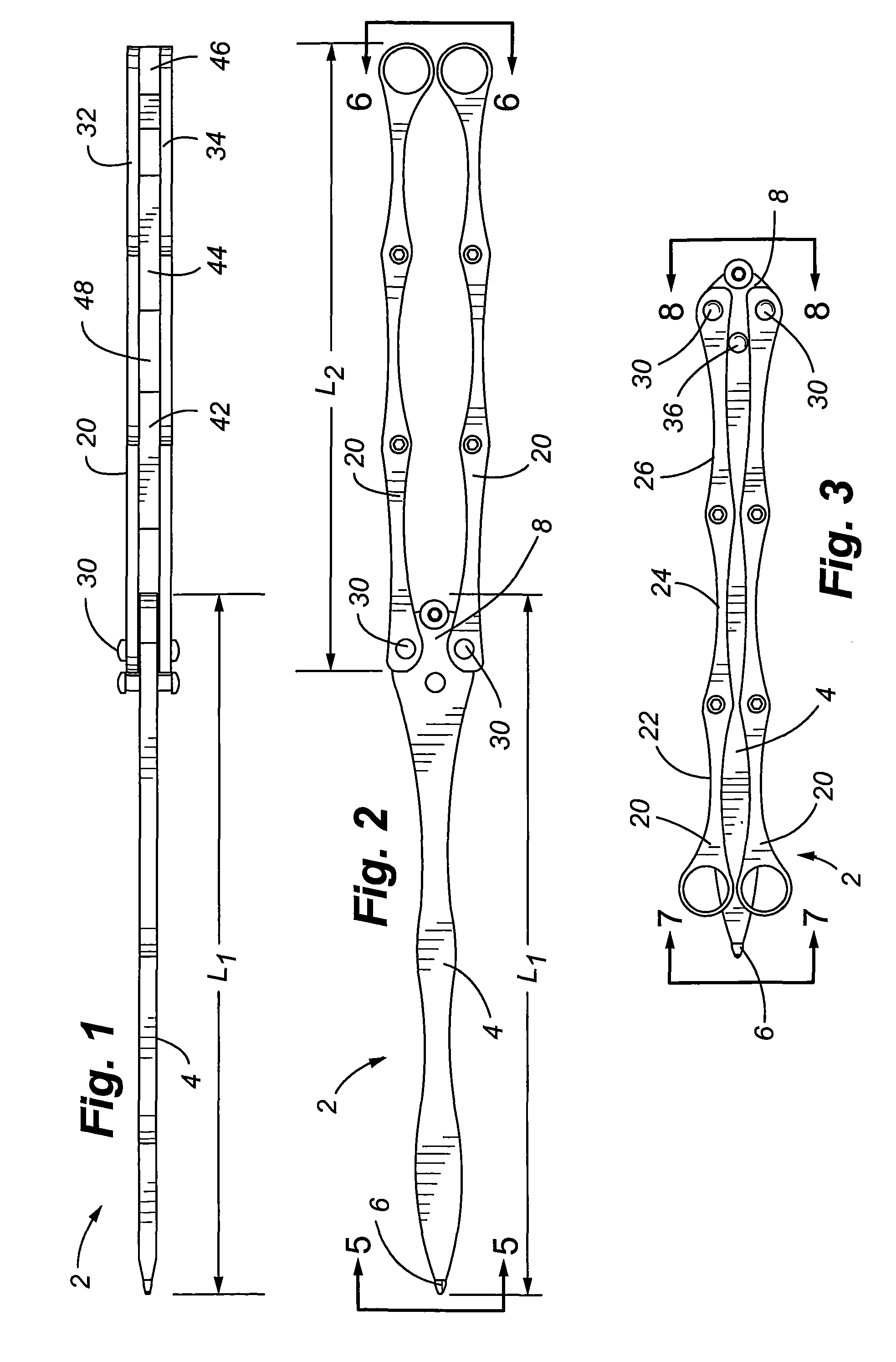 Writing instrument with rotatable handles