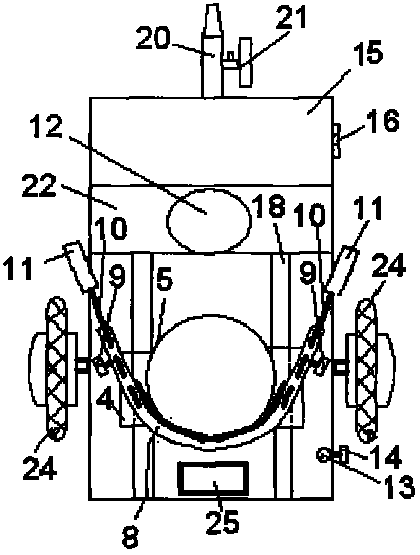 Multifunctional electric cart for high-level quadriplegia patients