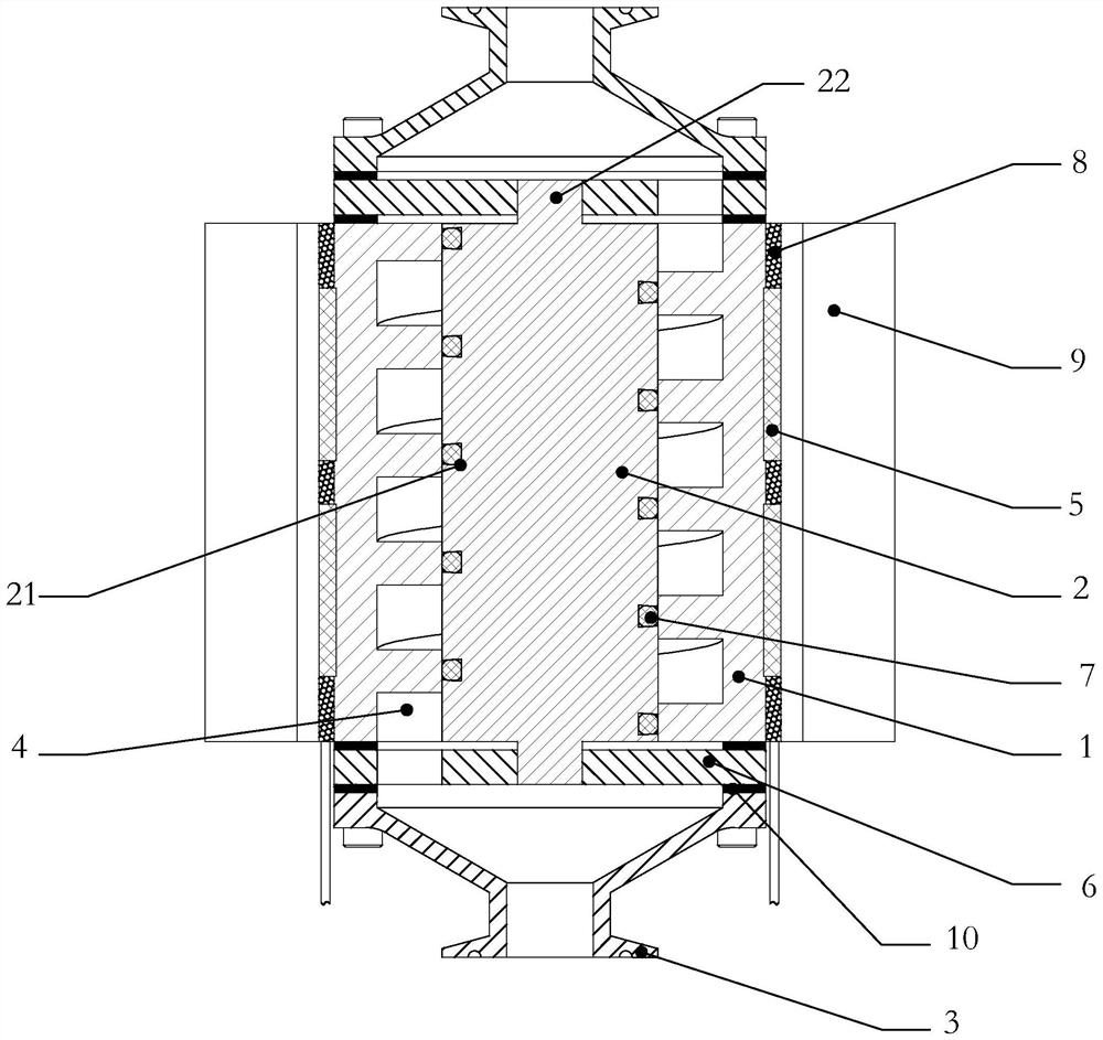 Polyhedral spiral channel heat exchanger for liquid refrigeration