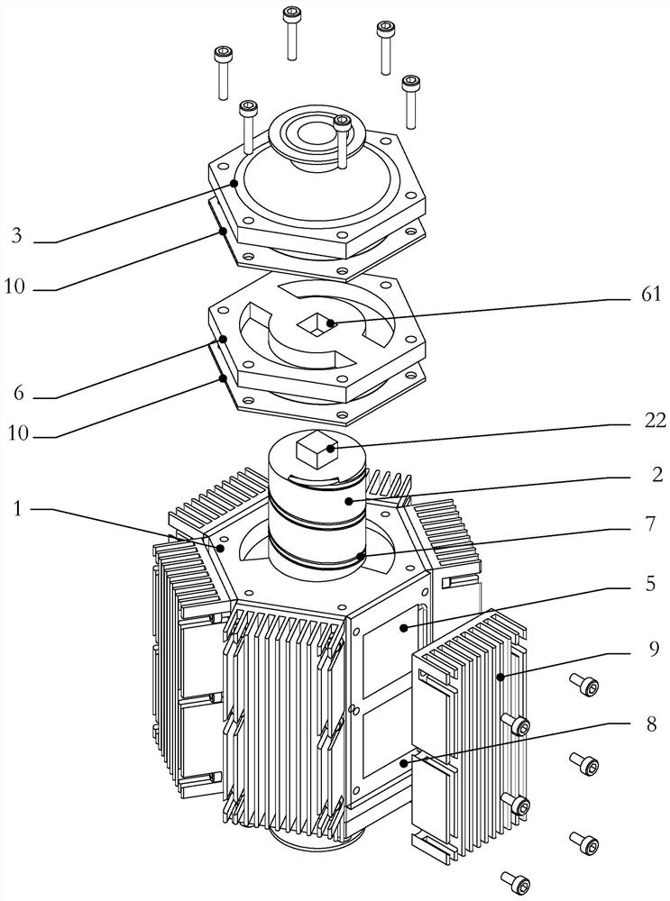 Polyhedral spiral channel heat exchanger for liquid refrigeration