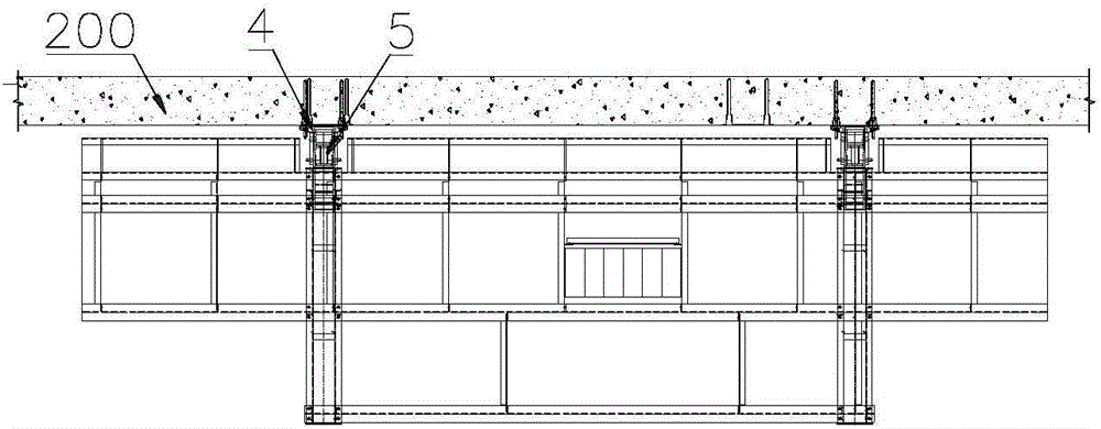 Full-automatic hydraulic climbing formwork system and using method thereof