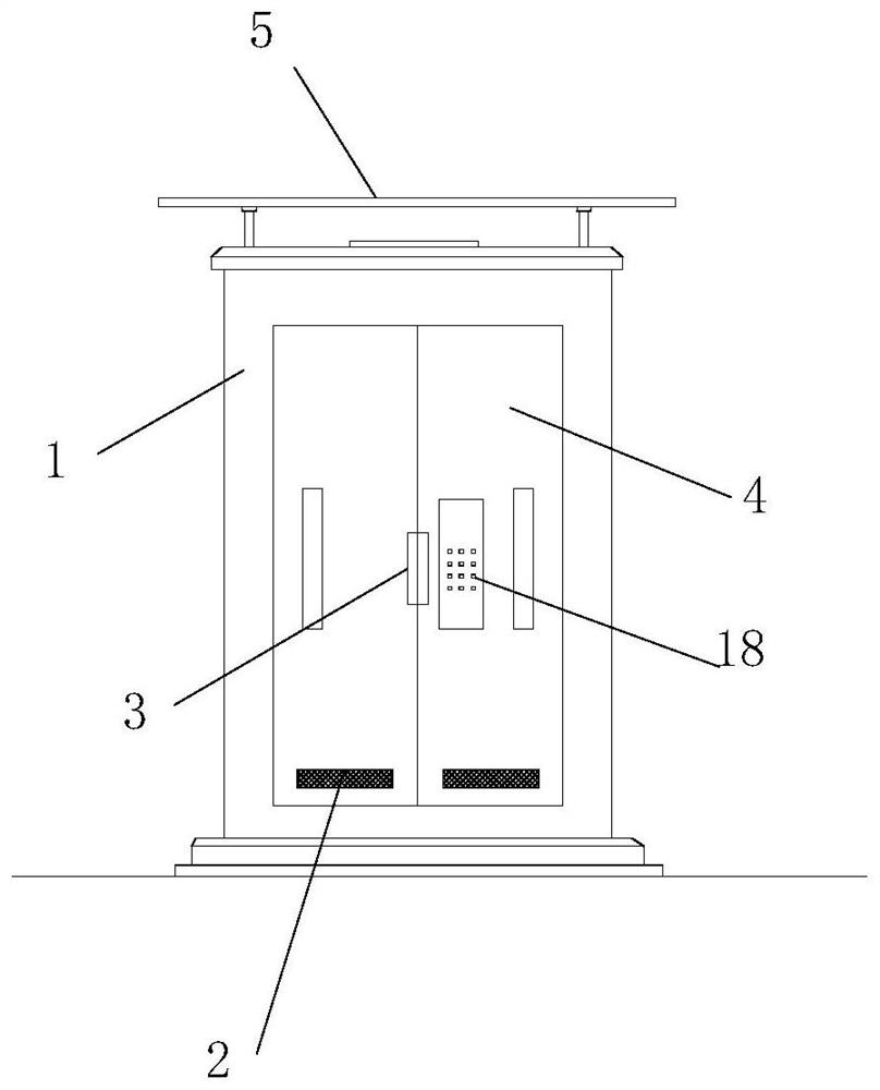 Safety high and low voltage power distribution cabinet