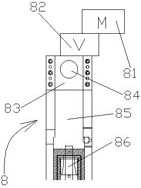 Frameless wiper blade sheet steel forming and cutting-off all-in-one machine