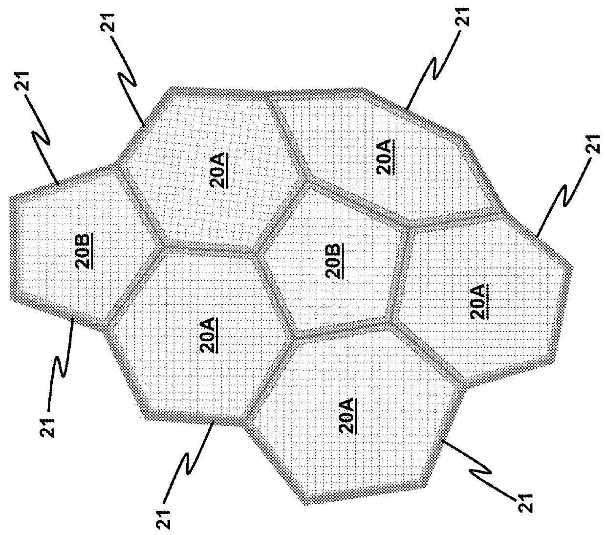 Ball with increased flexure