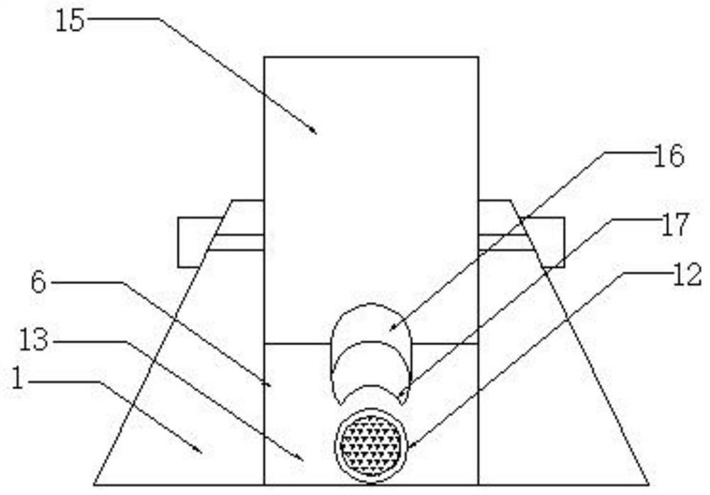 Pitching driving device for vehicle-mounted communication antenna