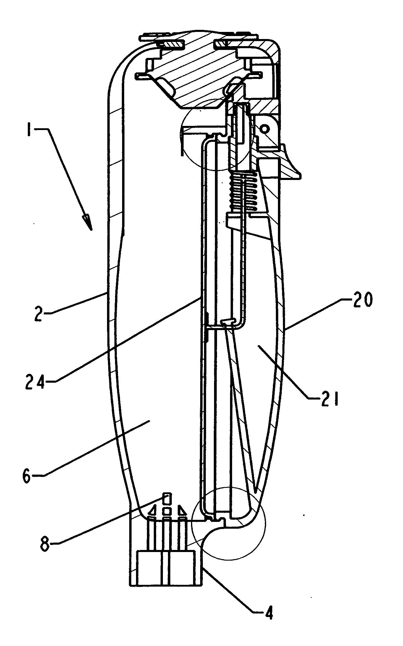 Demand free air flow inhalator