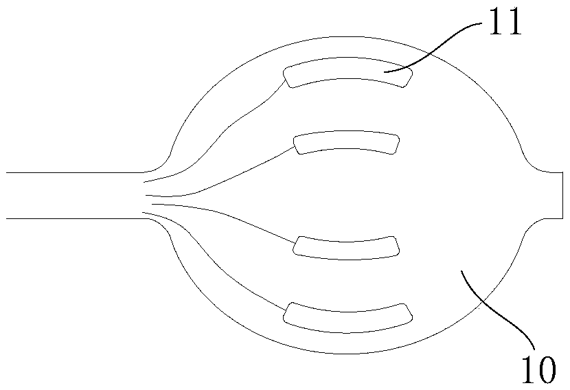 Occluding sacculus structure