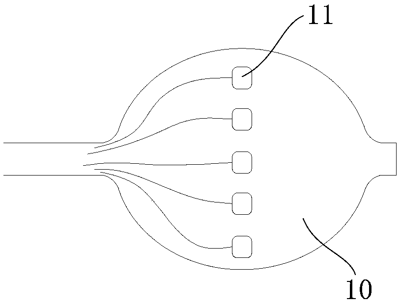 Occluding sacculus structure