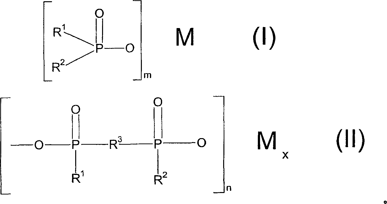 Laser-markable flameproof molding compounds and laser-markable and laser-marked products obtained from said molding compounds