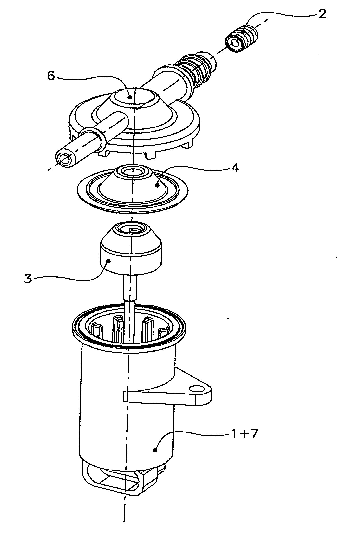 Dosing pump for a liquid fuel additive