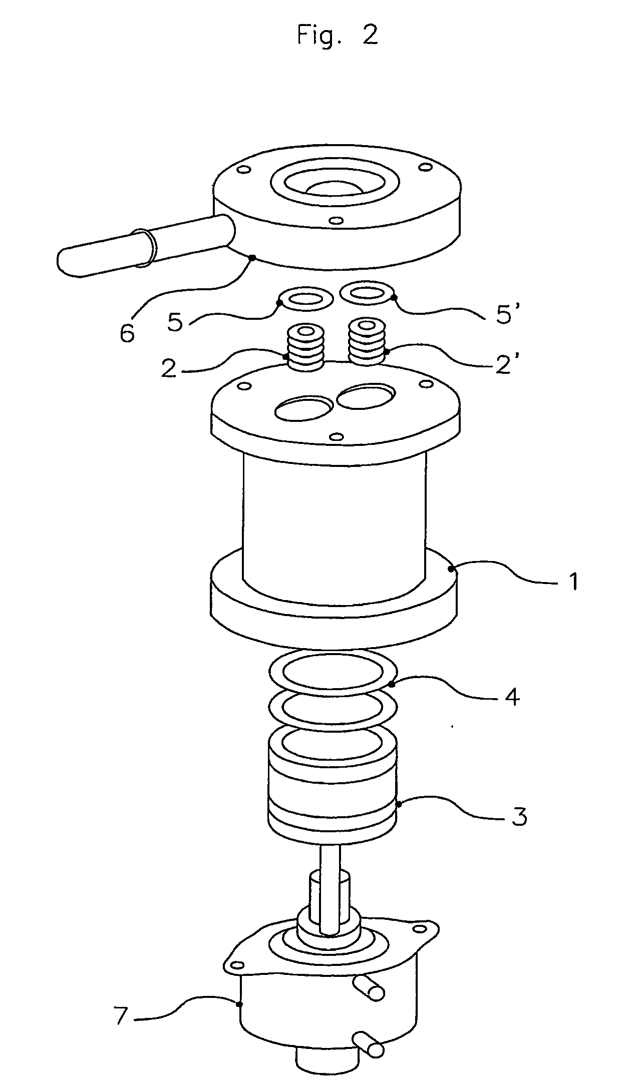 Dosing pump for a liquid fuel additive