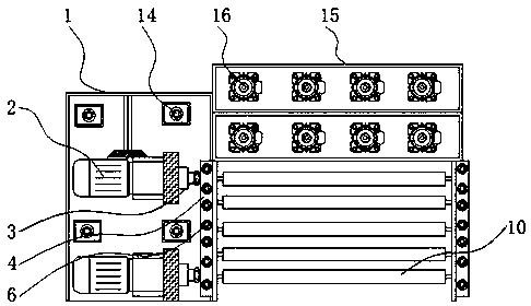 Automatic leveler with rapid cooling function and position-adjustable roller