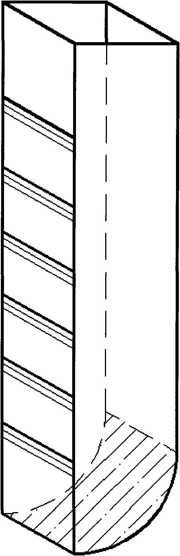 Press-in type slide-vane sampler for acquiring soft mud sample and sampling method