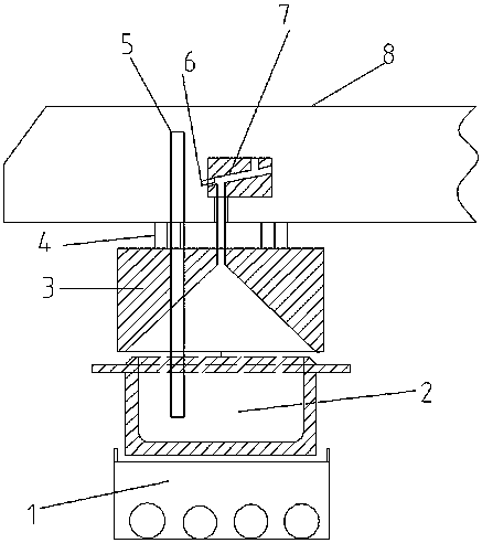 Detection device for smoke point of edible vegetable oil and fat