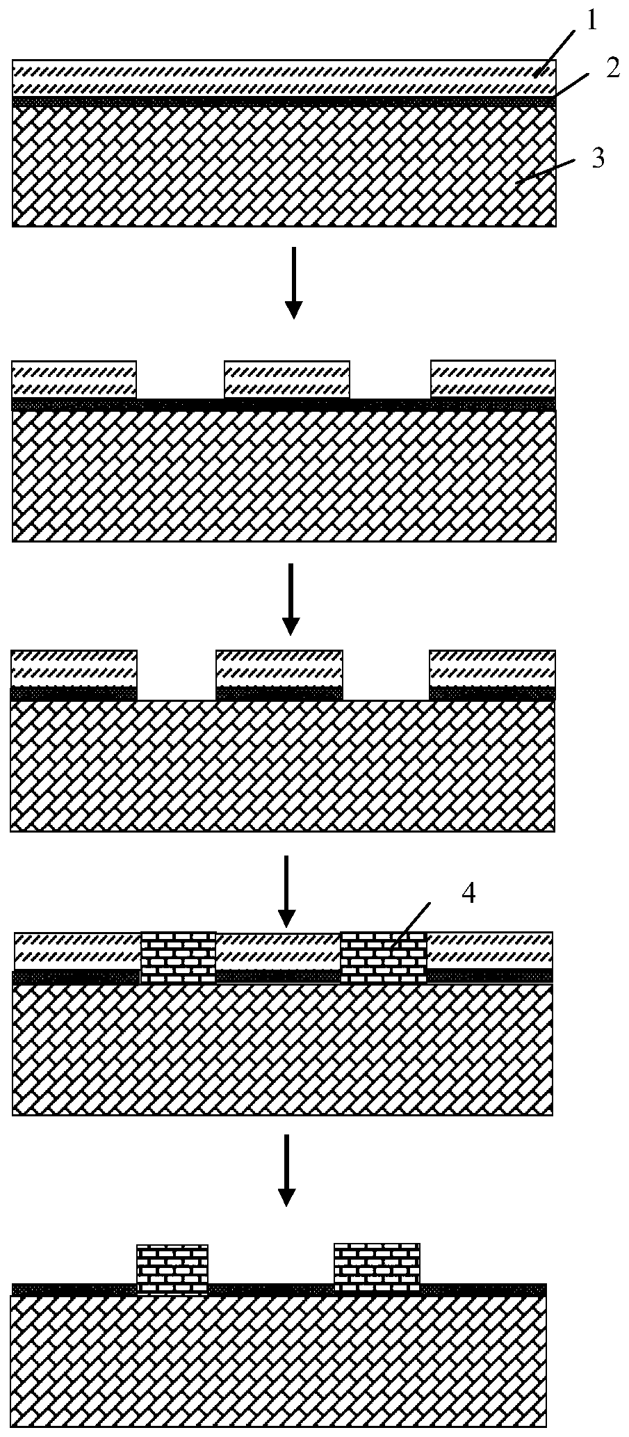 Ultrasonic potential activating method for improving electric casting metal film base interface bonding strength