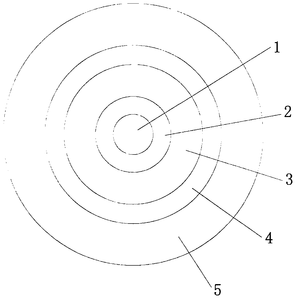 Single-mode fiber and fabrication method thereof