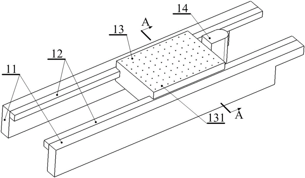 Impact testing device for battery pack